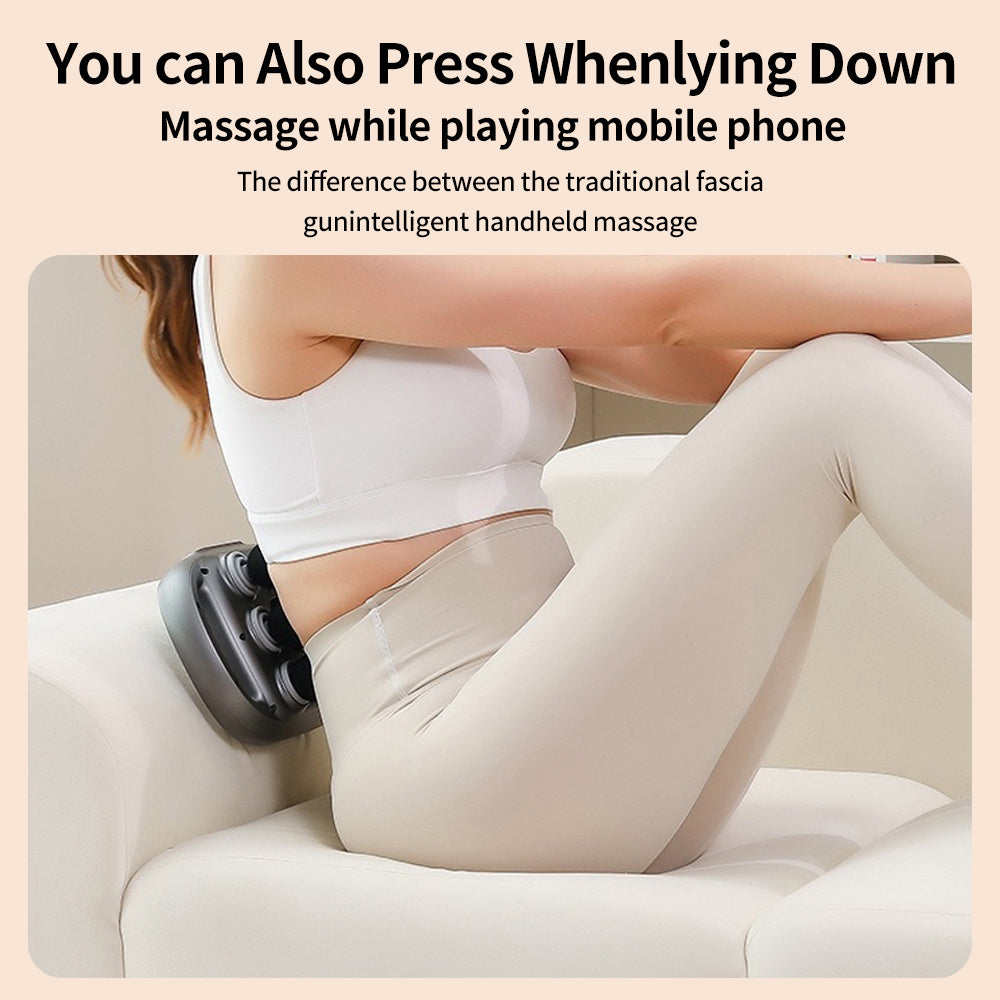 Handheld Deep Tissue Massagers  Percussion Massage Gun  6-Head Back Massager For Muscle Relaxation In Back Leg Neck Shoulder And Body Gifts For Families And Friends